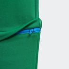 adidas x LEGO Kids' Fleece Track Pants GN6803 close-up showing soft fleece material zip pockets