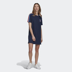 tradesports.co.uk Adidas Originals Women's France Tee Dress - Blue