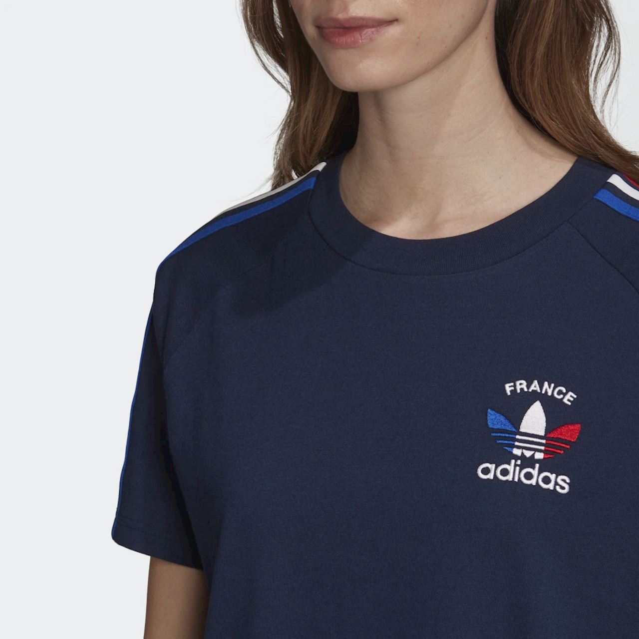 tradesports.co.uk Adidas Originals Women's France Tee Dress - Blue