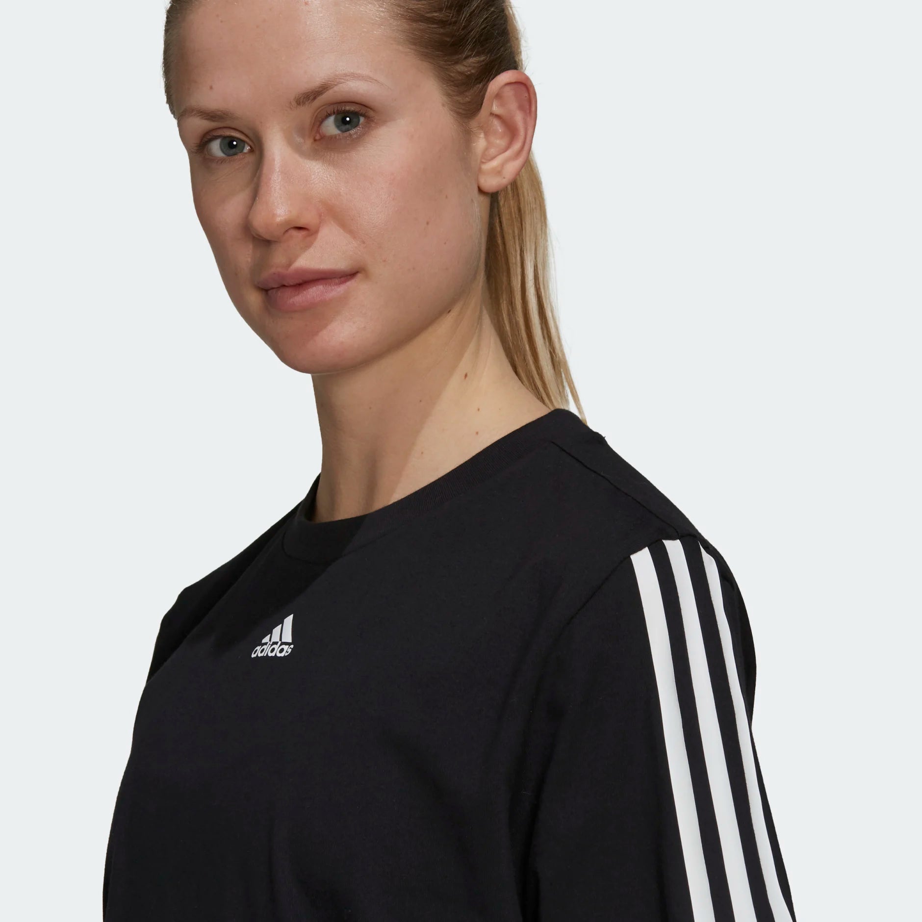 Adidas 3 stripes crew dress sales