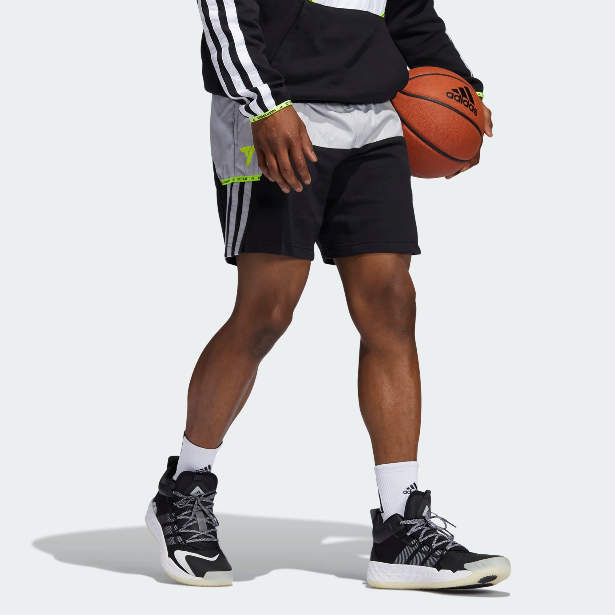 Adidas basketball top shorts mens