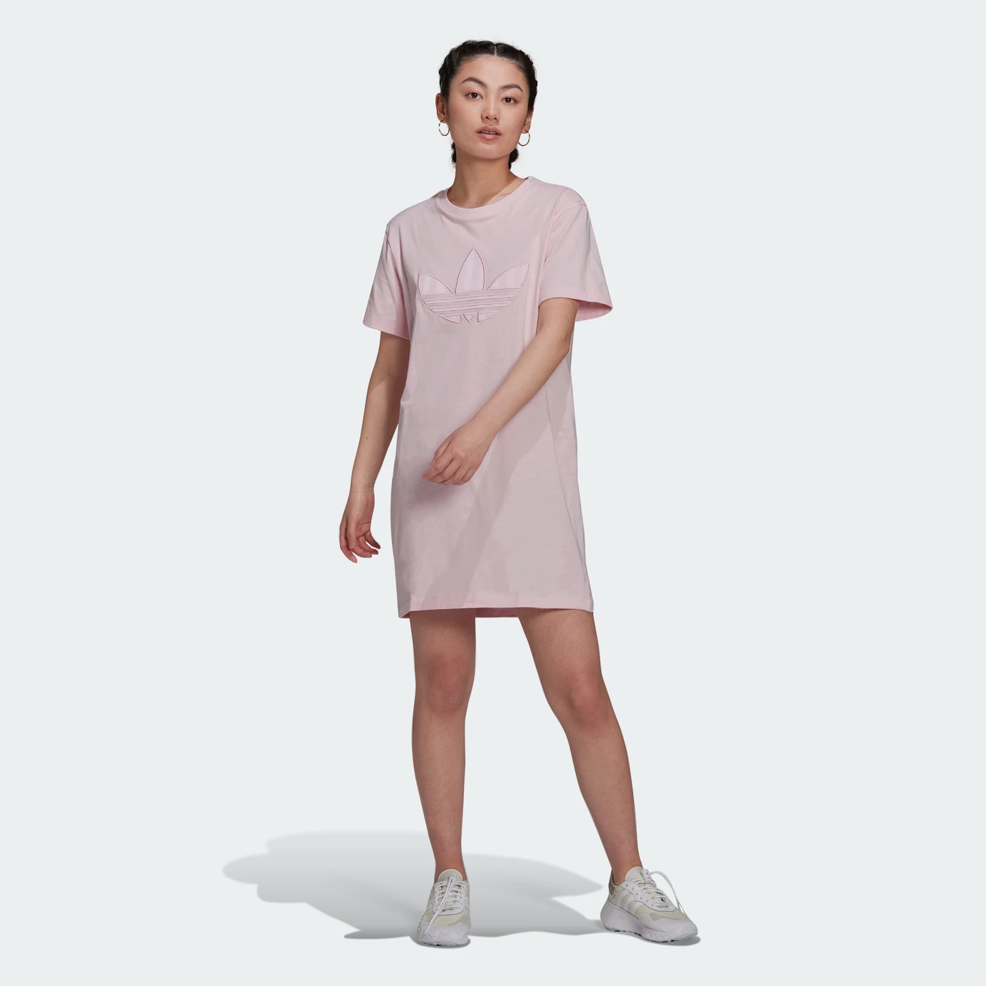 Adidas dress deals trefoil
