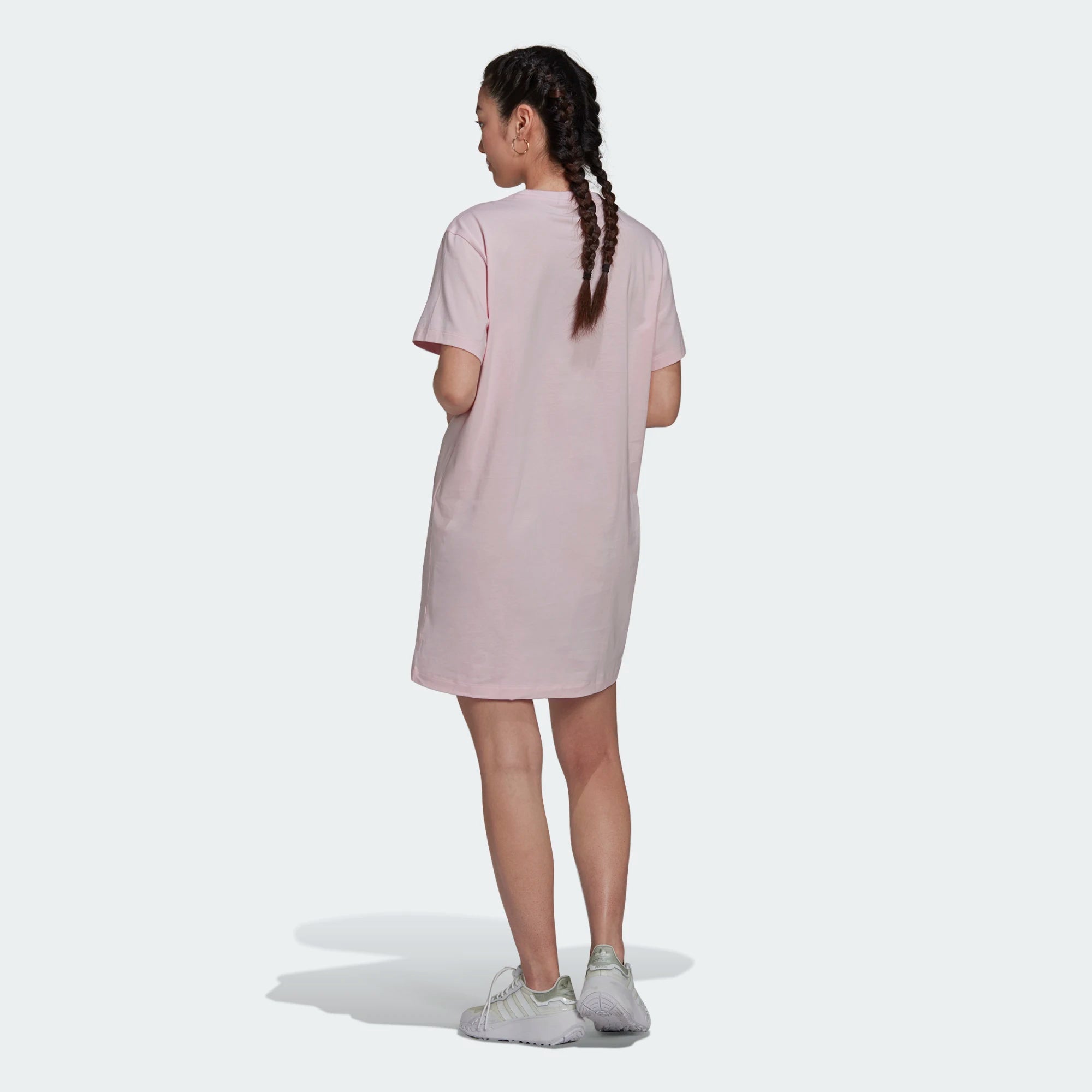 Light pink adidas dress best sale