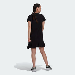 tradesports.co.uk Adidas Women's Triple Trefoil Ruffle Dress H17956
