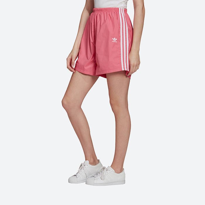 tradesports.co.uk Adidas Women's Adicolor Ripstop Long Shorts H37754