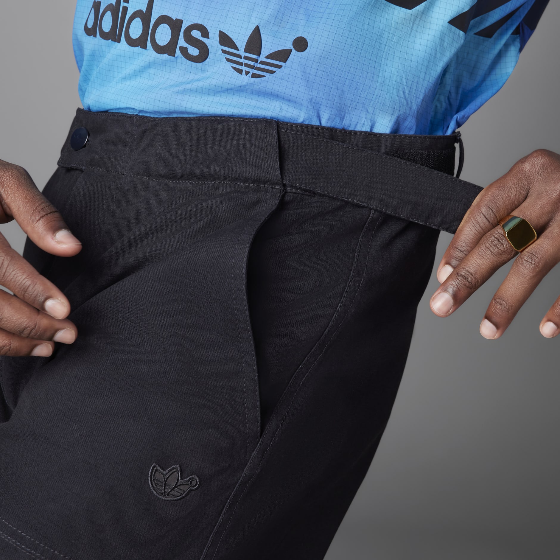 tradesports.co.uk Adidas Men's Blue Version Cargo Pants HD4805