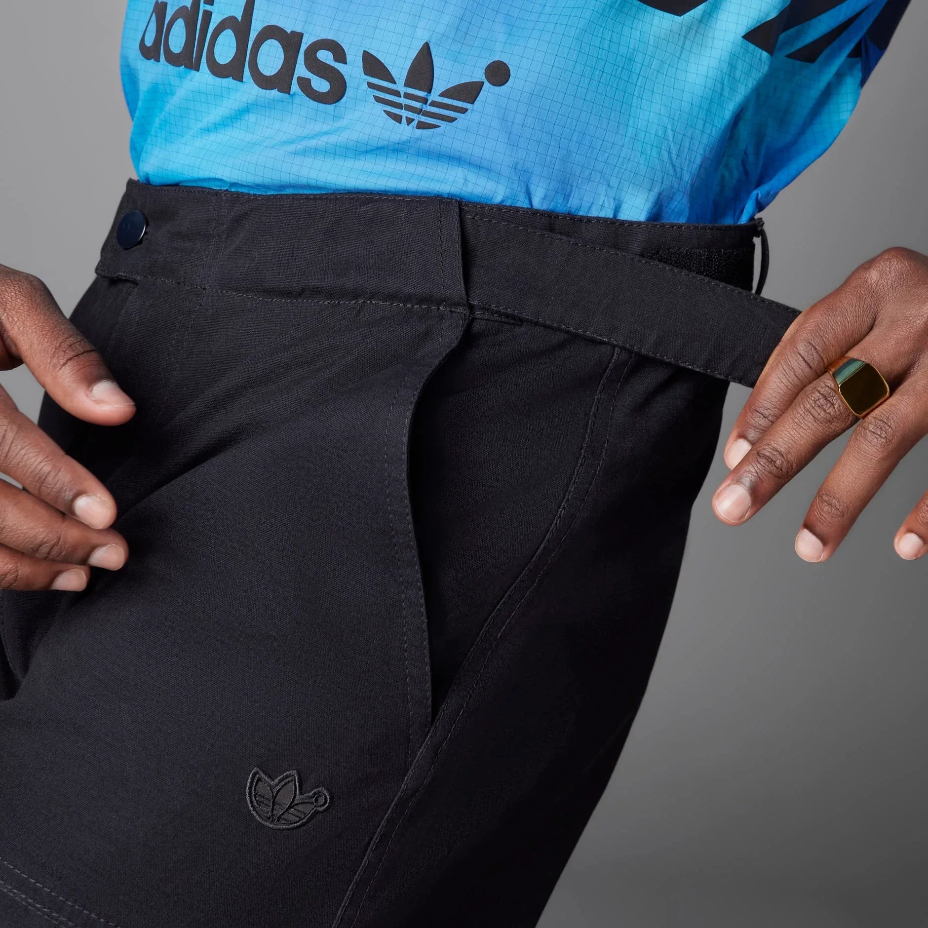 tradesports.co.uk Adidas Men's Blue Version Cargo Pants HD4805