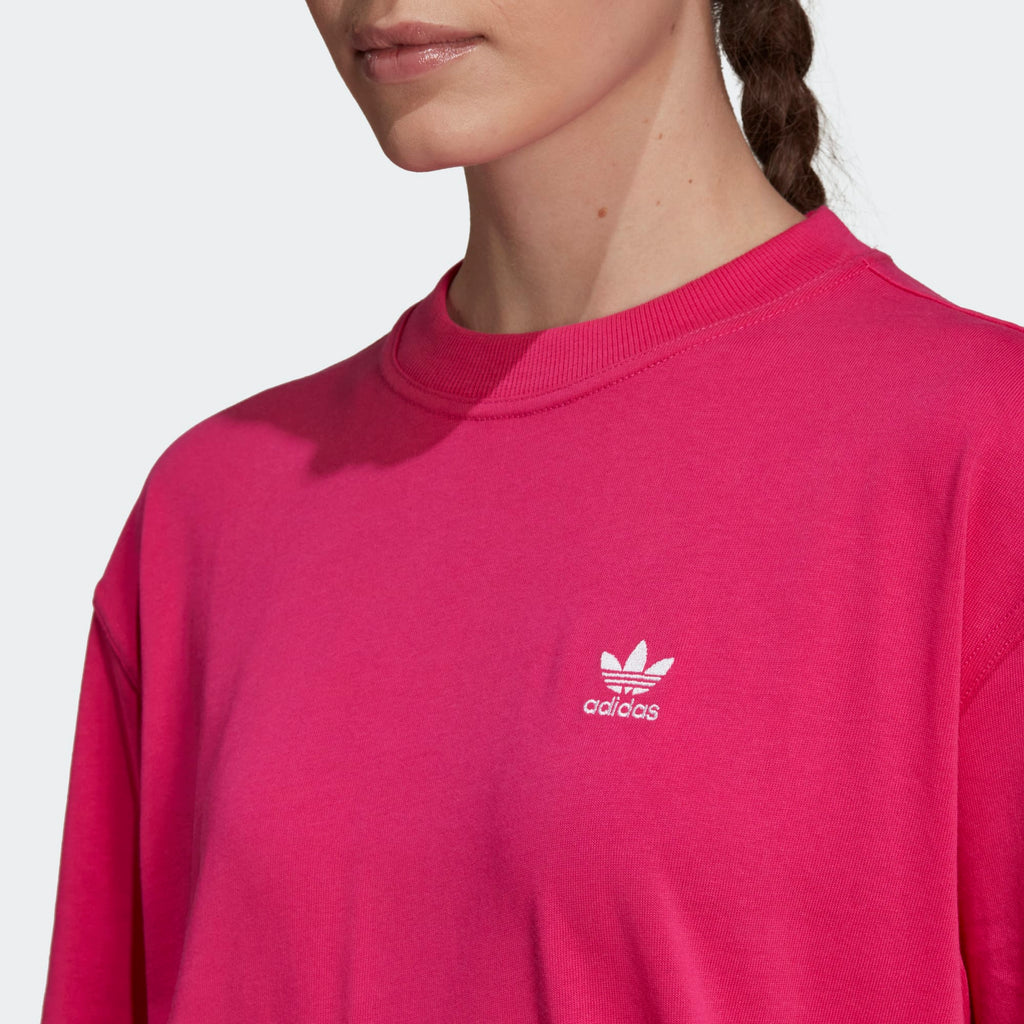 adidas Originals Women's 3 Stripes Dress Crimson H06777 Trade Sports