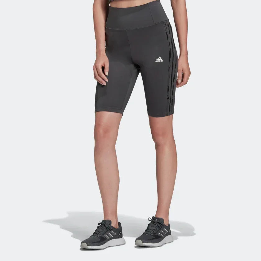 tradesports.co.uk Adidas Women's Aeroready Tiger Print Short Tights HG6255 Main image