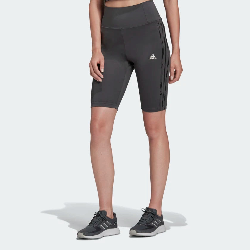 tradesports.co.uk Adidas Women's Aeroready Tiger Print Short Tights HG6255