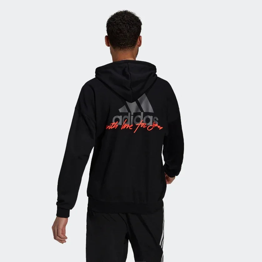 tradesports.co.uk Adidas Originals Men's Valentines Overhead Hoodie - Black