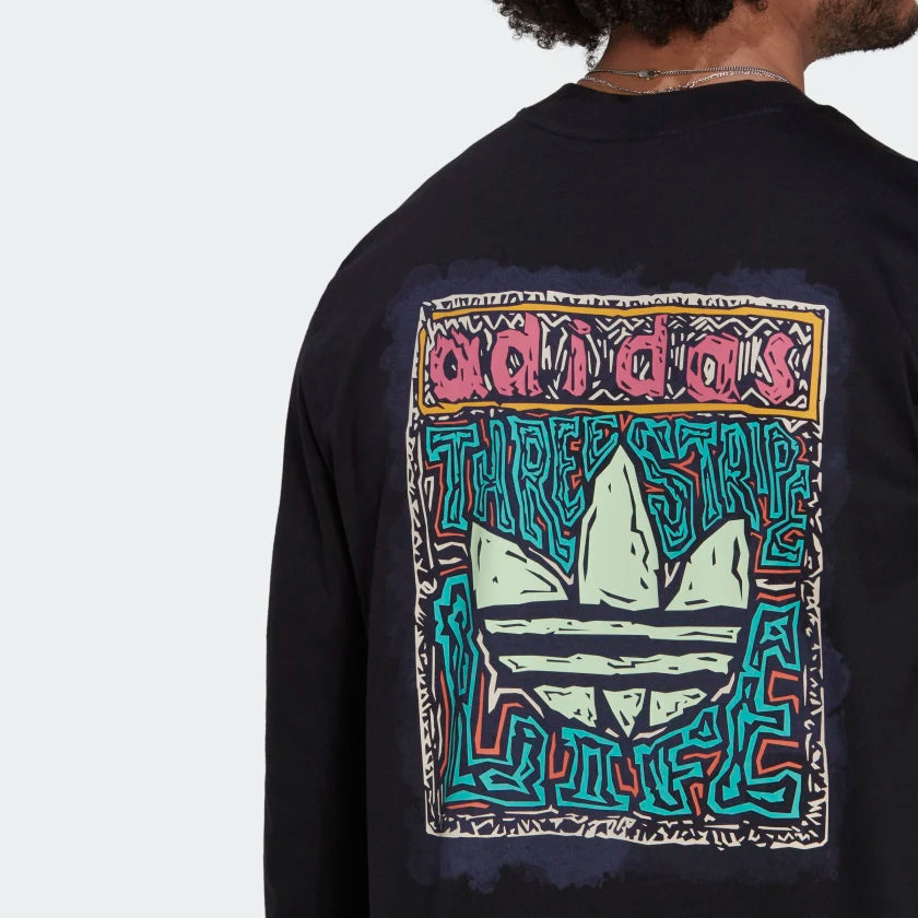 Adidas graphic top t shirt