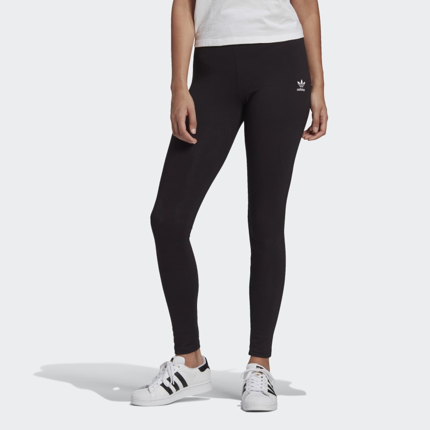 Adidas black womens leggings discount