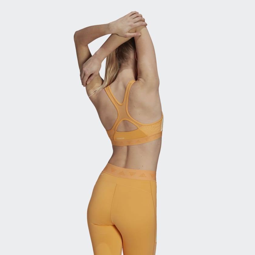 tradesports.co.uk Adidas Essentials Women's Mesh Bra - Orange