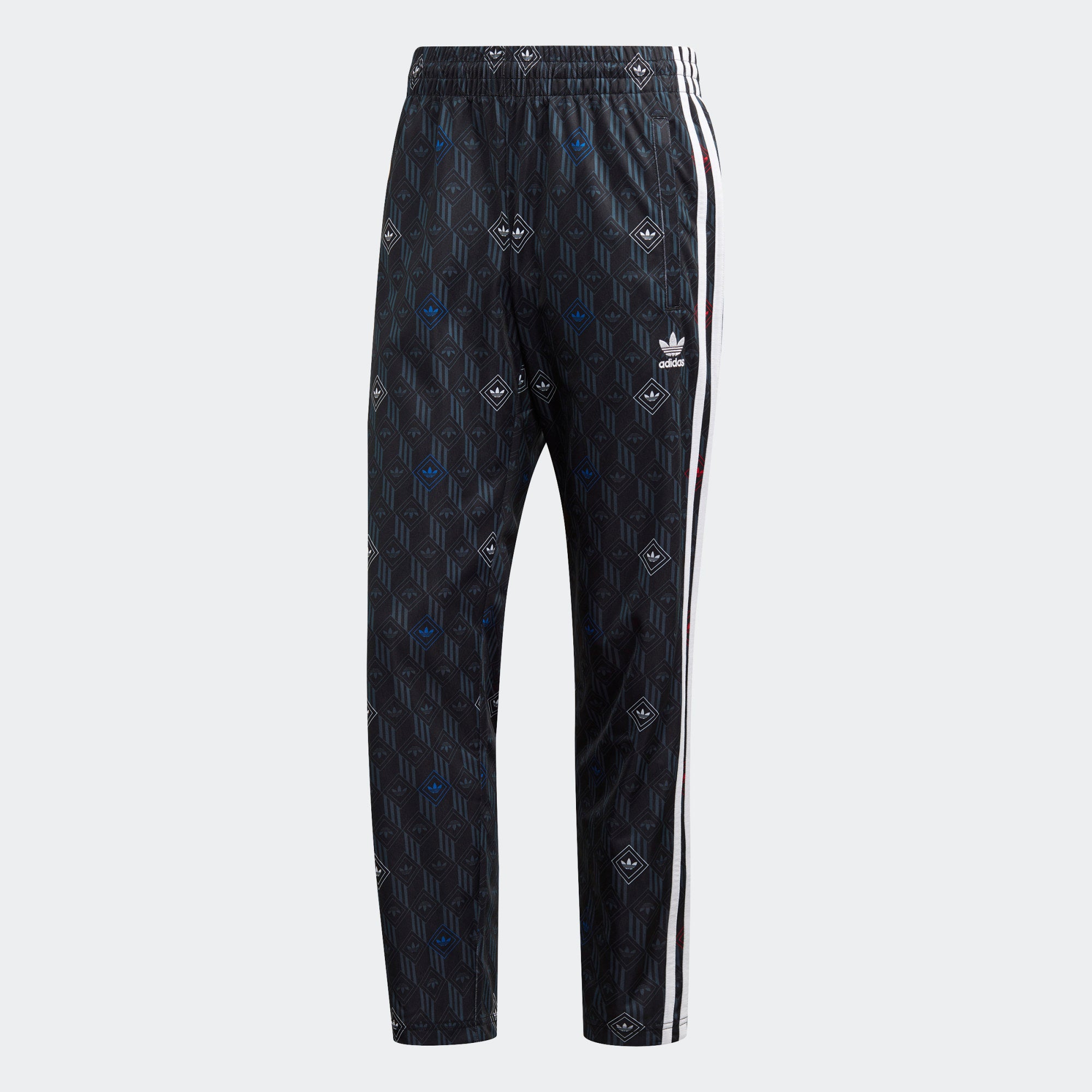 tradesports.co.uk Adidas Originals Men's Monogram Firebird Track Pants - Black