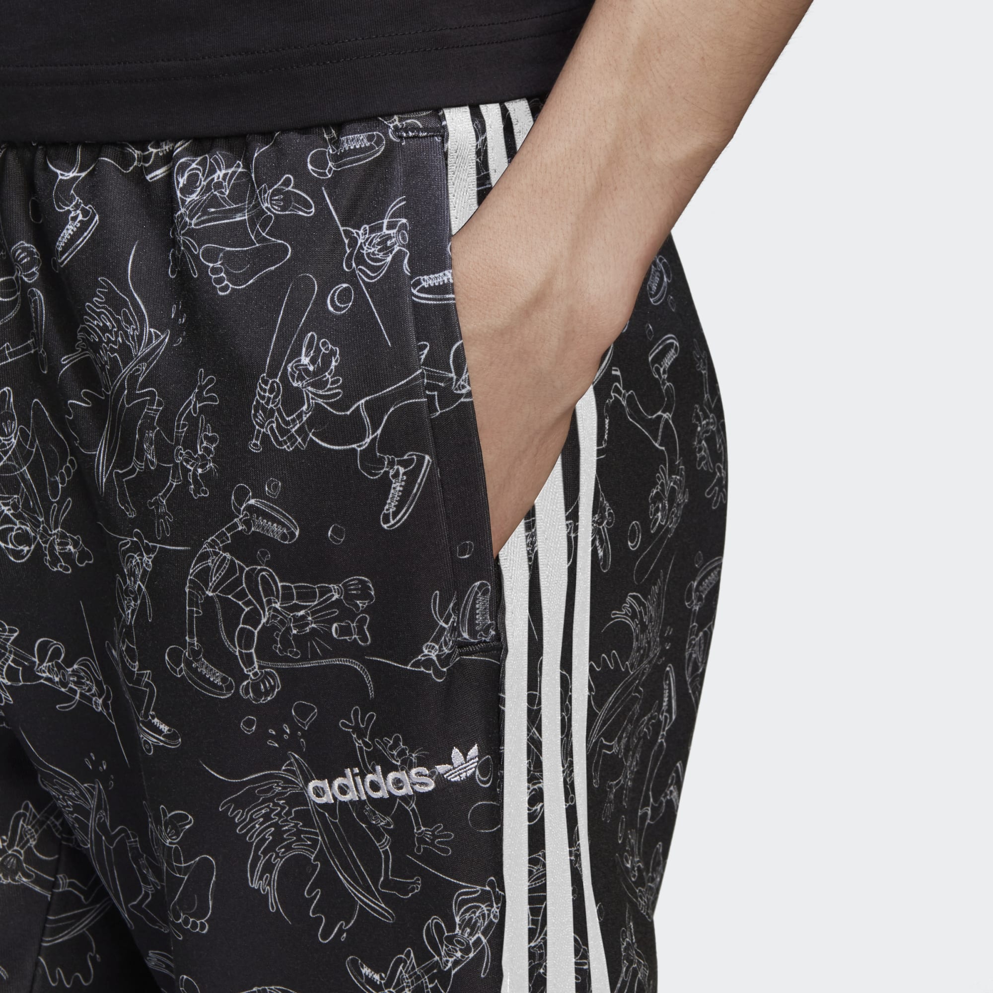 tradesports.co.uk Adidas Originals Men's Goofy Superstar Track Pants - Black
