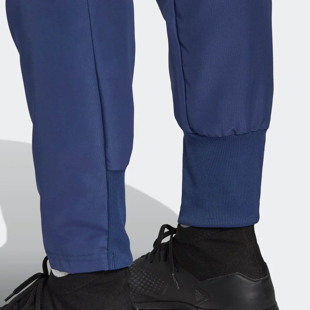 Cuffed ankles on the arsenal track pants