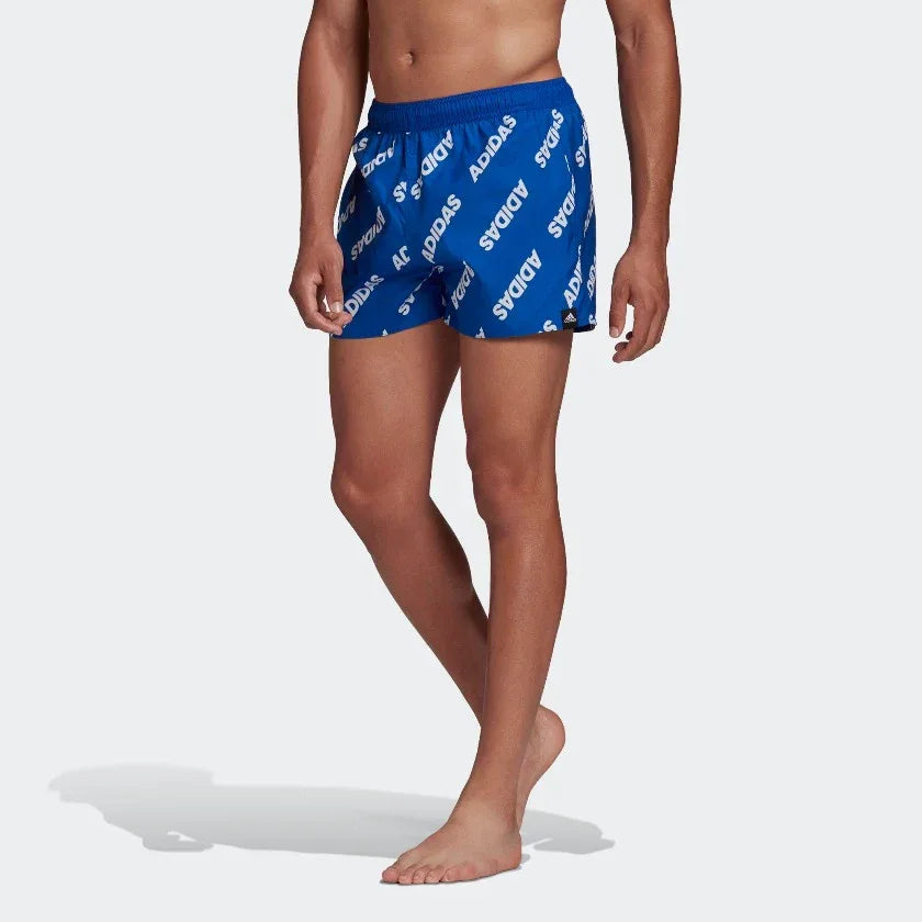 tradesports.co.uk Adidas Essentials Men's Wording Swimming Shorts GQ1118 Main image