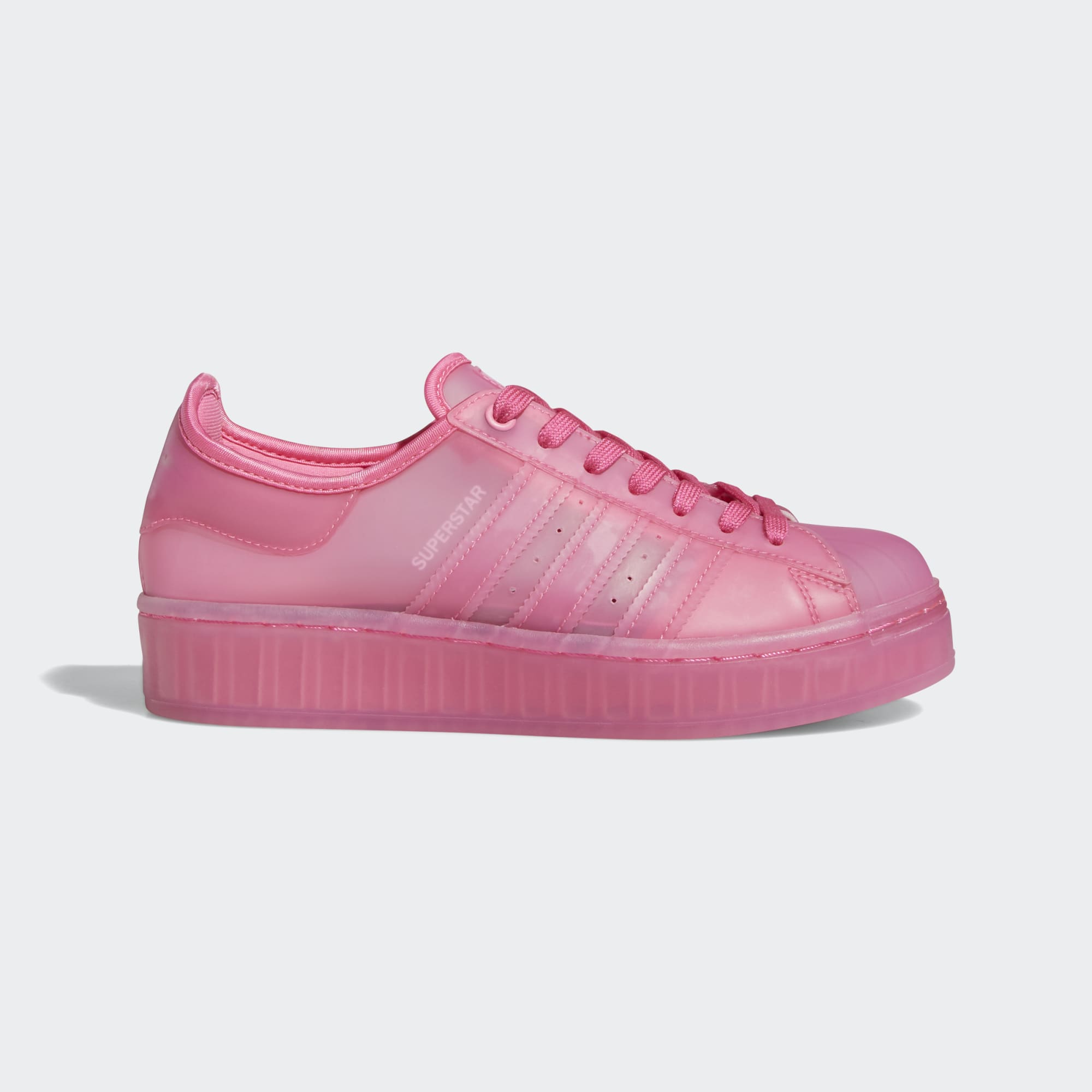 Superstar adidas weiß pink sales