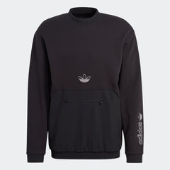 tradesports.co.uk Adidas Originals Men's SPRT Archive Crew Sweatshirt - Black