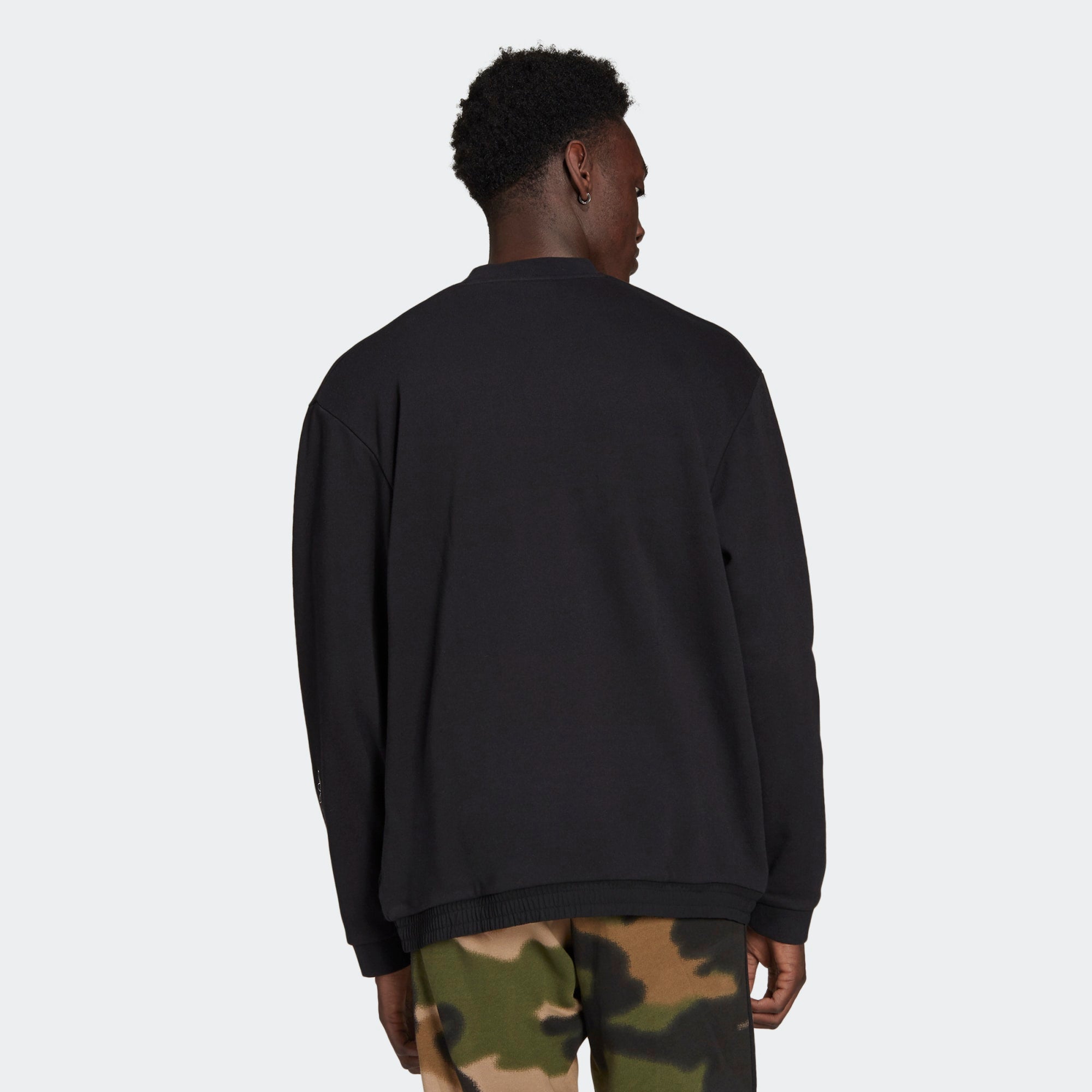 Adidas Originals Men s SPRT Archive Crew Sweatshirt Black