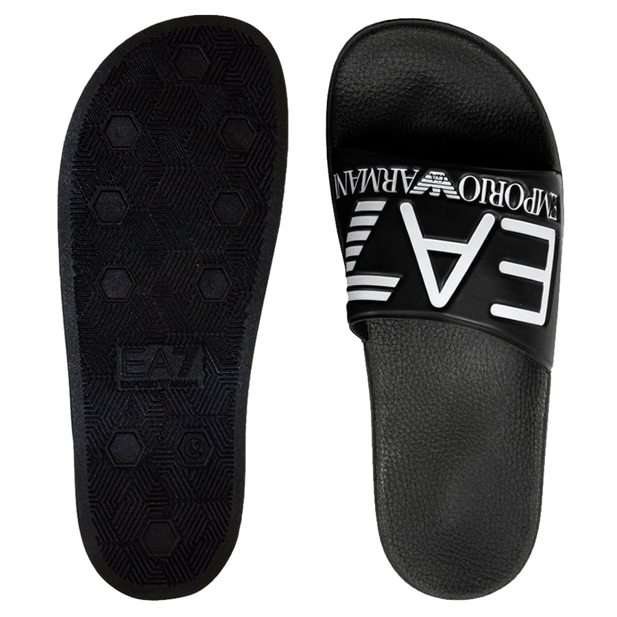 EA7 Emporio Armani Men's Sandals Sliders Black/White - Main