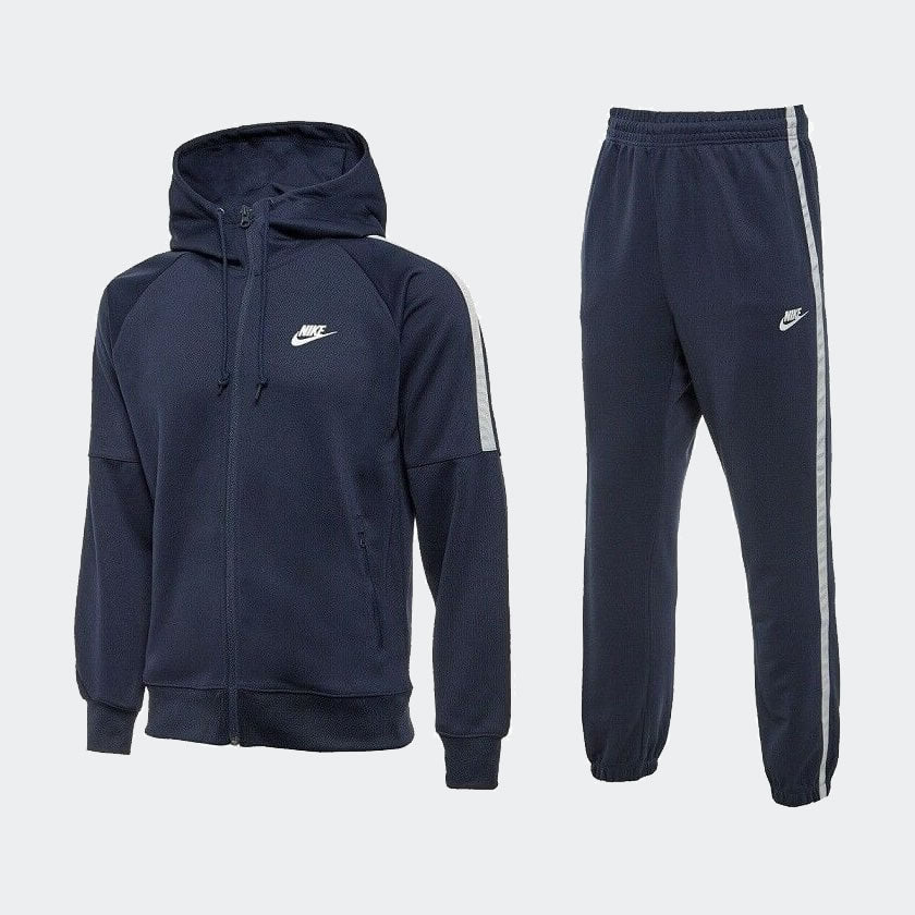 Nike tribute tracksuit blue cheap